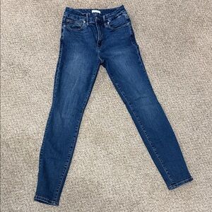 Good American Good Legs Dark Blue Skinny Jeans